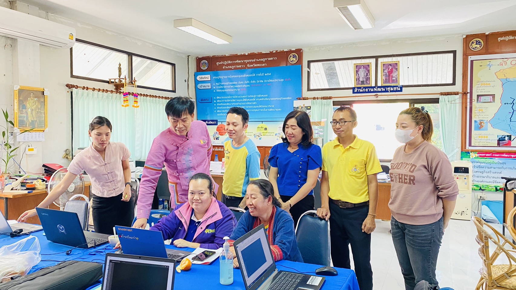 การสนับสนุนการติดตั้งโปรแกรมบันทึกข้อมูล จปฐ. ประจำปี พ.ศ. 2567